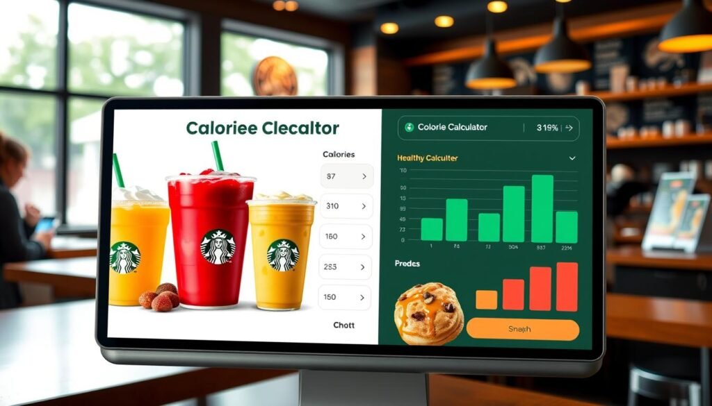 starbucks calorie 97% calculator